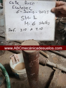 2.Estudio de mecánica de suelos en Ecatepec de Morelos MS-1405-1G