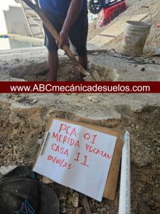 1.Estudio de mecánica de suelos en Merida Yucatan MS-2912-1L